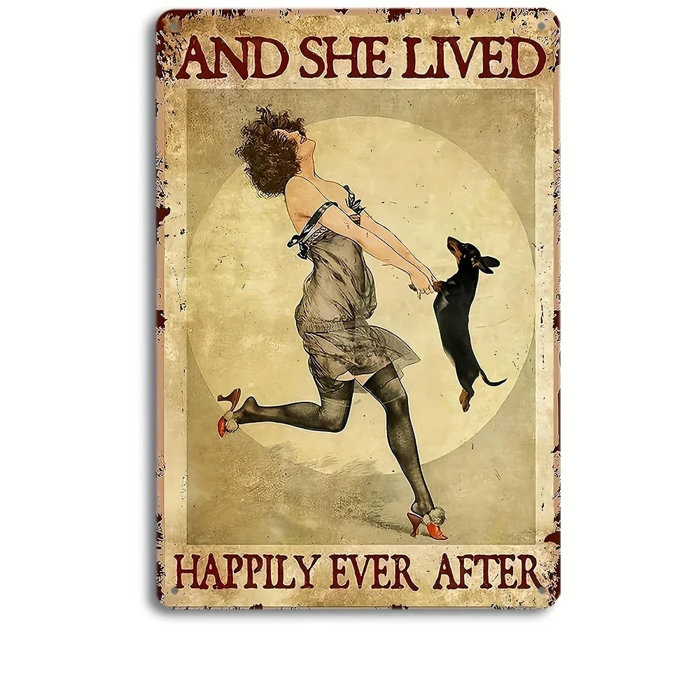 Vintage Girl with Dog Metal Tin Signs - Wall Living Room Decor - Funny Home Family Restaurant Wall Art Decoration - Bar Pub Cafe
Vintage Girl with Dog Metal Tin Signs - Wall Living Room Decor - Funny Home Family Restaurant Wall Art Decoration - Bar Pub Cafe