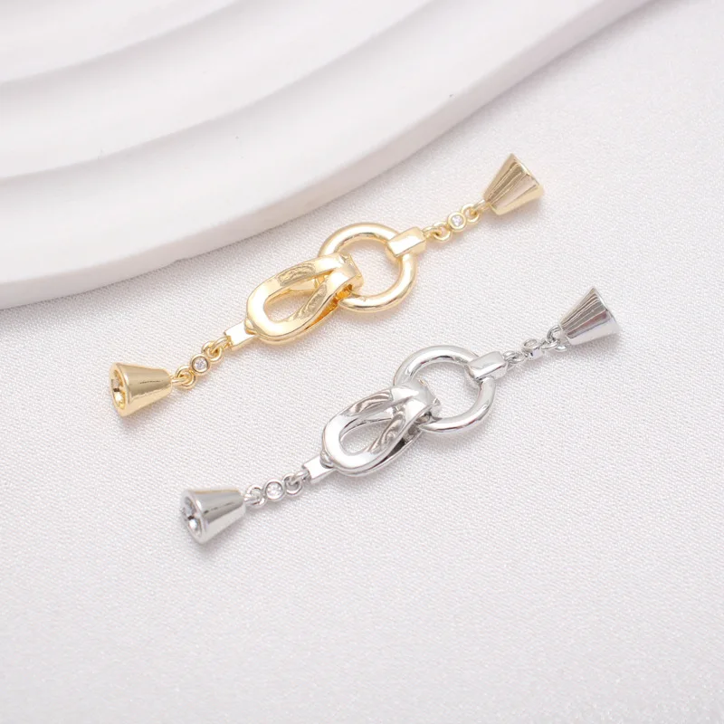 1 Piece of Copper-plated Gold-plated Circular Single-row Connecting Buckle Diy Beaded Pearl Bracelet Necklace Jewelry Accessorie
1 Piece of Copper-plated Gold-plated Circular Single-row Connecting Buckle Diy Beaded Pearl Bracelet Necklace Jewelry Accessorie