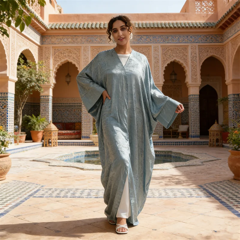 Glitter Kimono Cardigan Modest Muslim Dress Women Dubai Abaya Ramadan Eid Djellaba Kebaya Islam Clothing Jalabiya Kaftan Robe
Glitter Kimono Cardigan Modest Muslim Dress Women Dubai Abaya Ramadan Eid Djellaba Kebaya Islam Clothing Jalabiya Kaftan Robe