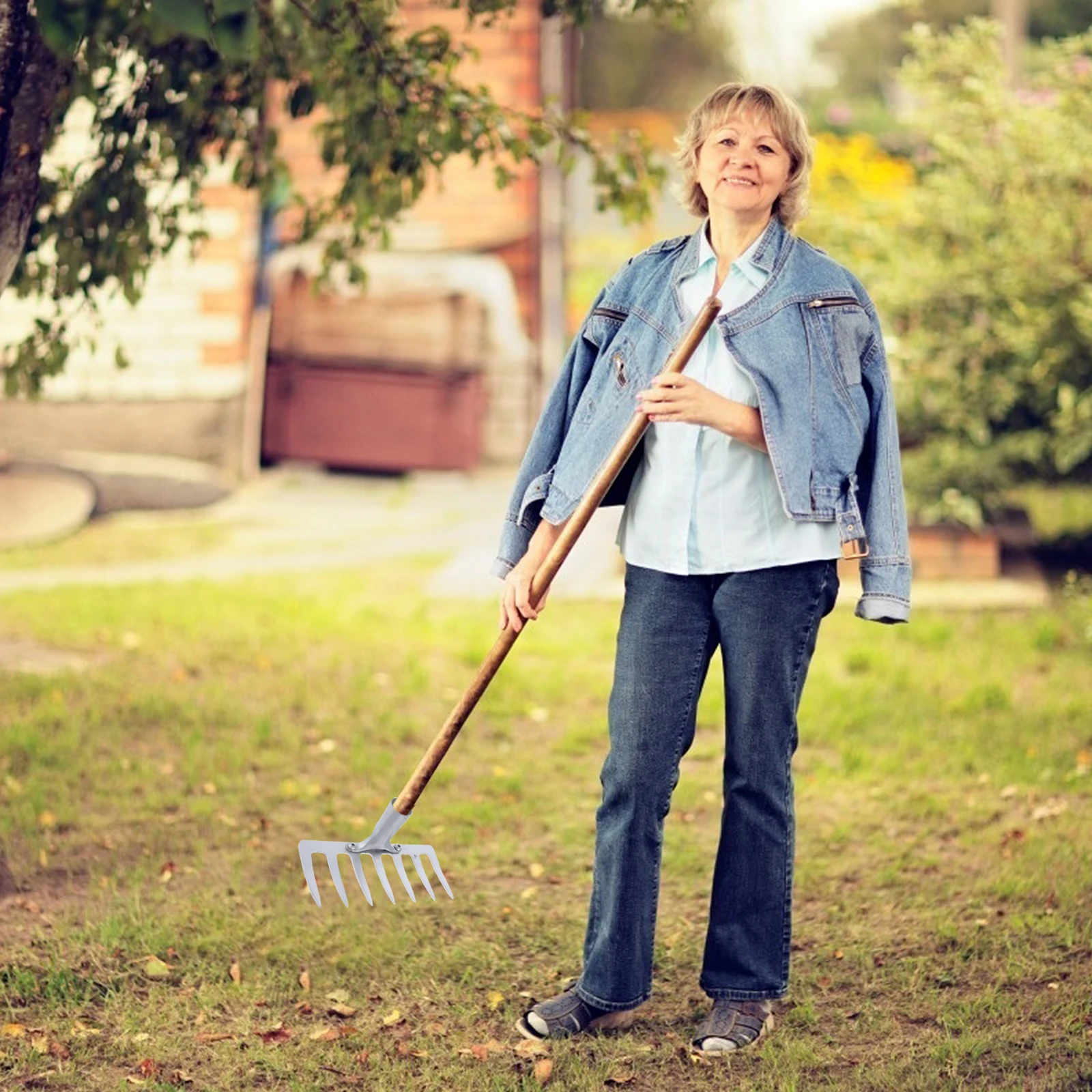 Manganese Steel Garden Hand Rake Soil Loosening Tool Practical Durable Gardening Cultivation Tool Garden Rake Hand Cultivator
Manganese Steel Garden Hand Rake Soil Loosening Tool Practical Durable Gardening Cultivation Tool Garden Rake Hand Cultivator