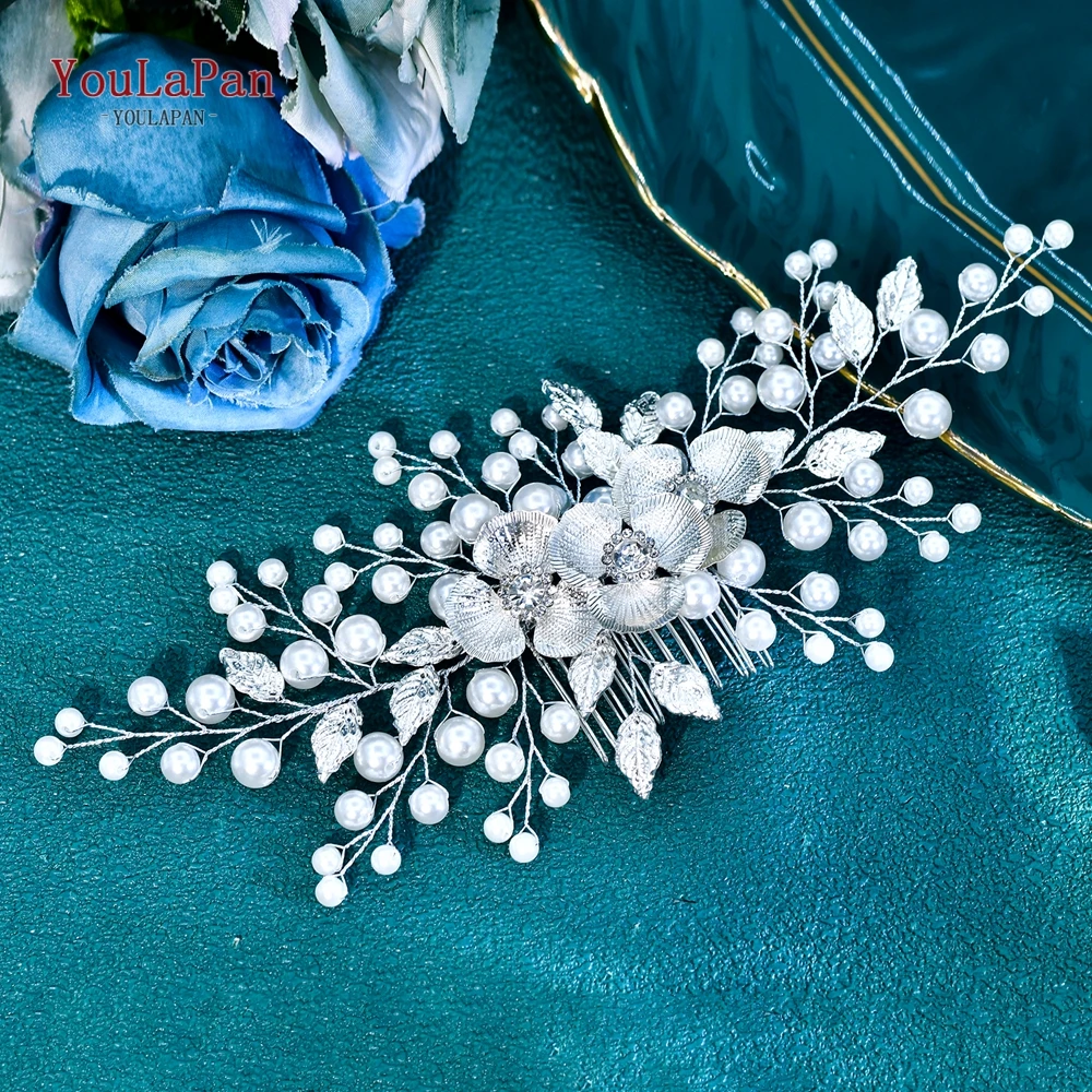 YouLaPan Wedding Pearl Alloy Flower Hair Comb Fashion Bridal Headwear Holiday Gift Headpiece Banquet Party Hair Ornaments HP921
YouLaPan Wedding Pearl Alloy Flower Hair Comb Fashion Bridal Headwear Holiday Gift Headpiece Banquet Party Hair Ornaments HP921