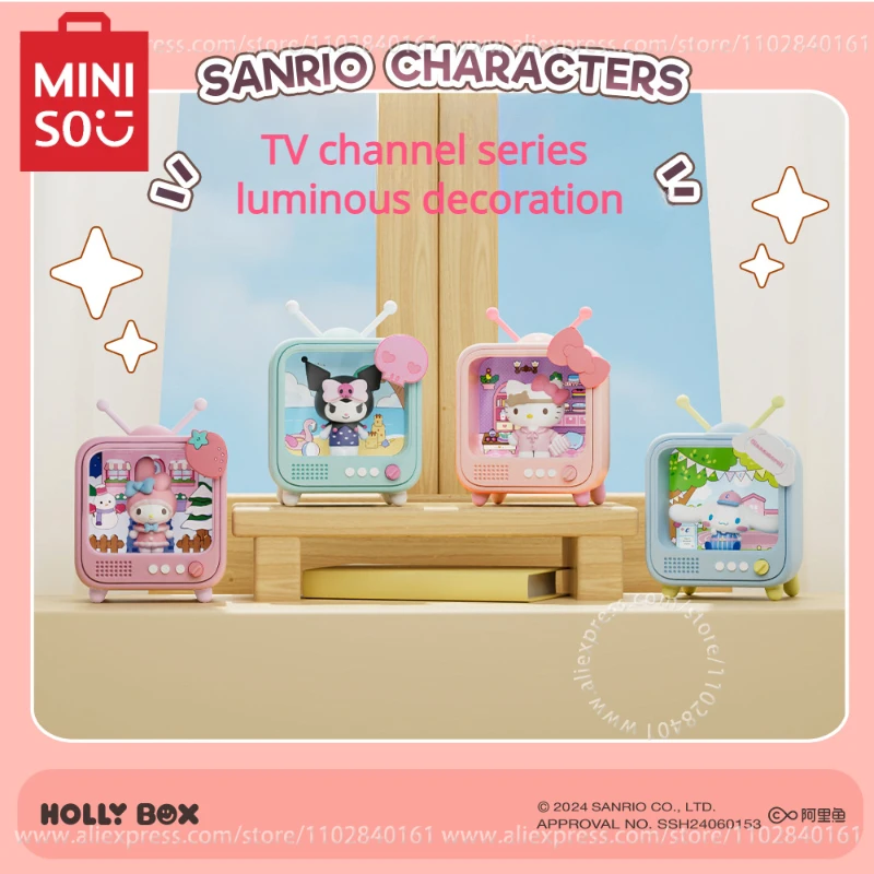 Sanrio Family Luminous Decoration TV Channel Series Children's Toy Kawaii Model Night Atmosphere Light Desktop Ornaments Figures
Sanrio Family Luminous Decoration TV Channel Series Children's Toy Kawaii Model Night Atmosphere Light Desktop Ornaments Figures