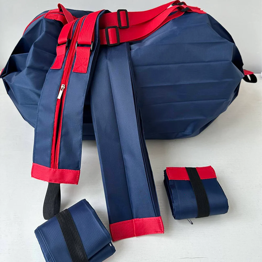 Модная сверхпрочная складная дорожная сумка из полиэстера, легкая высококачественная сумка для хранения из переработанного материала с индивидуальным принтом
Модная сверхпрочная складная дорожная сумка из полиэстера, легкая высококачественная сумка для хранения из переработанного материала с индивидуальным принтом