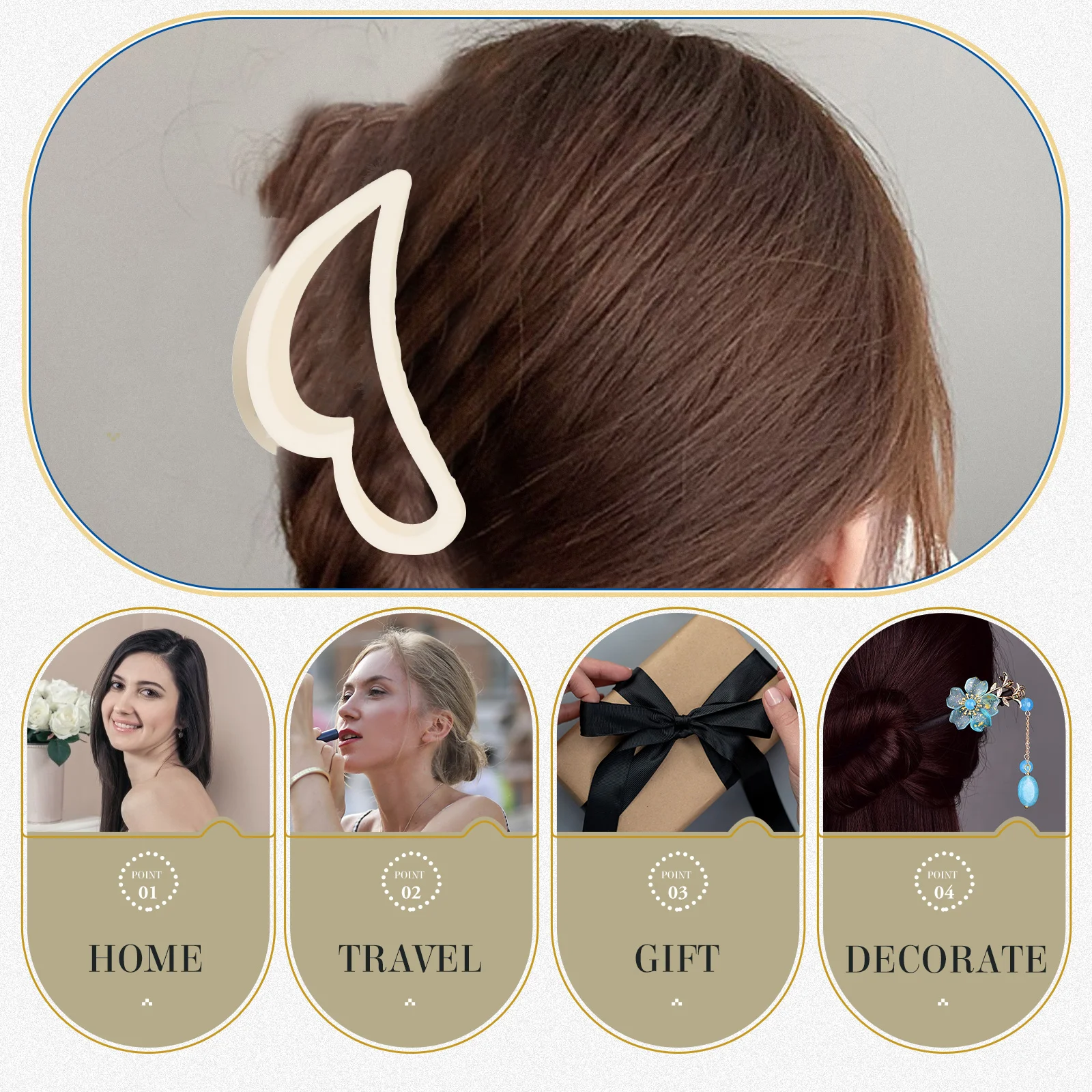 Large Shark Clip Hair Clasp Girls Accessories Claws Clips for Women Thick Snap Pins
Large Shark Clip Hair Clasp Girls Accessories Claws Clips for Women Thick Snap Pins