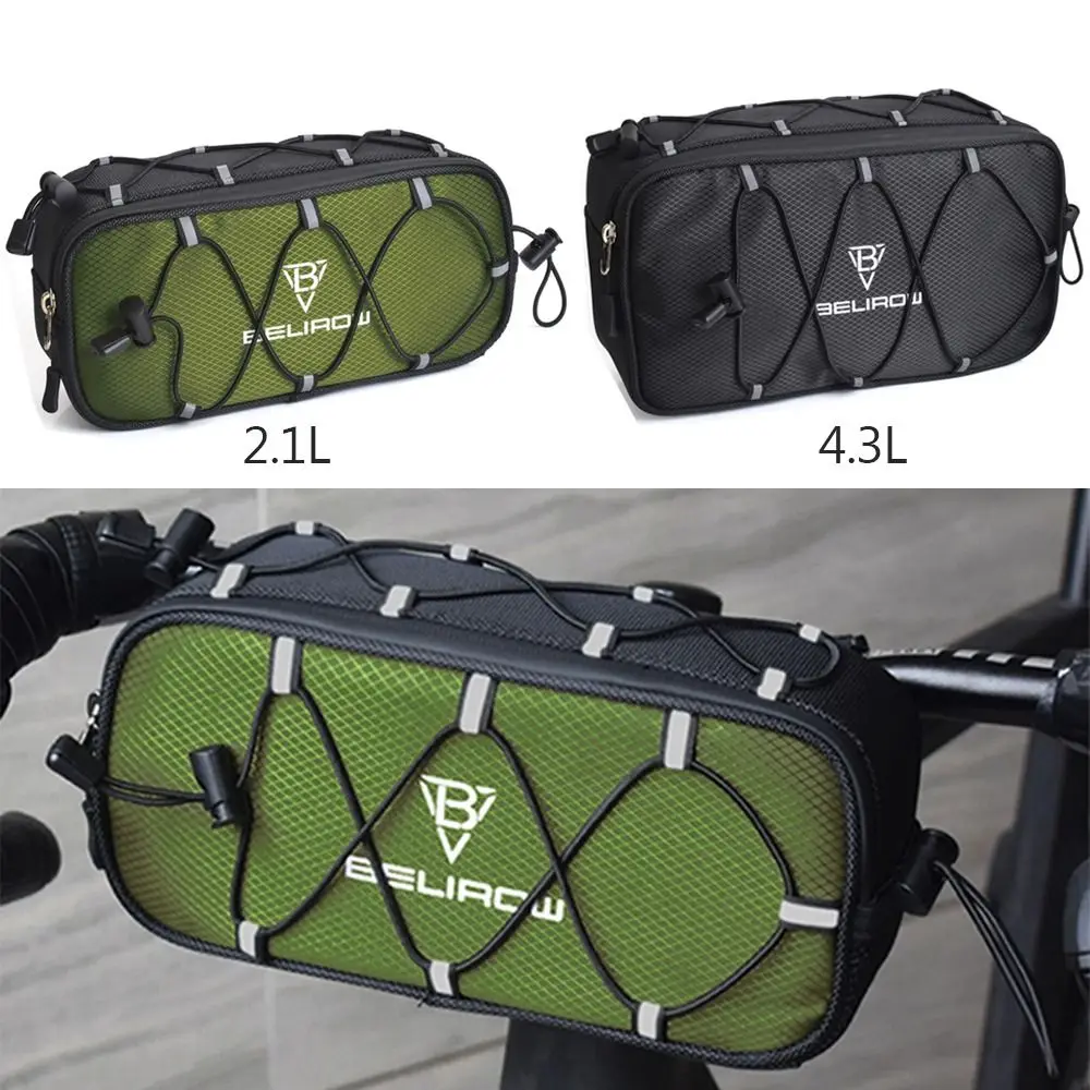 New 2.1/4.3L Bike Front Bag Waterproof Bike Accessories Cycling Front Bag Large Capacity Basket Pack Mountain Bike
New 2.1/4.3L Bike Front Bag Waterproof Bike Accessories Cycling Front Bag Large Capacity Basket Pack Mountain Bike