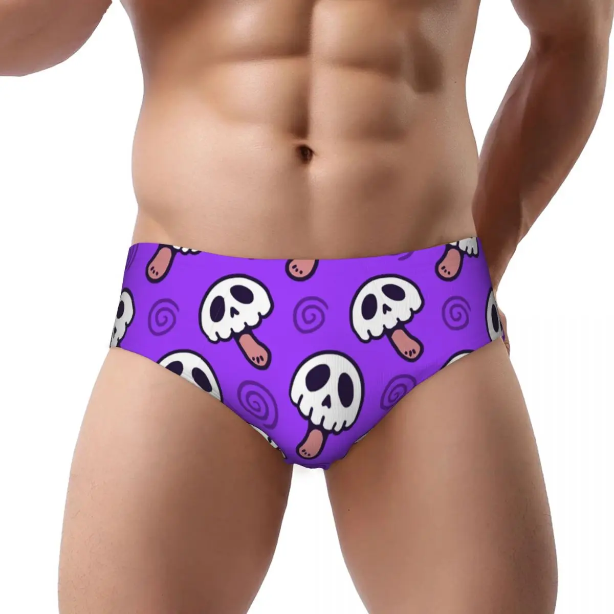 Custom Skull Mushrooms Men's Briefs Panties Mens Breathable Psytrance Mushroom Underwear Underpants
Custom Skull Mushrooms Men's Briefs Panties Mens Breathable Psytrance Mushroom Underwear Underpants