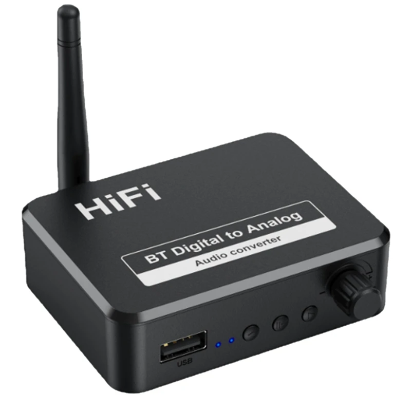 A16Q-Bluetooth 5.3 аудиоприемник цифро-аналоговый преобразователь 3,5 мм AUX L/R U-диск оптический стерео Hi-Fi беспроводной адаптер
A16Q-Bluetooth 5.3 аудиоприемник цифро-аналоговый преобразователь 3,5 мм AUX L/R U-диск оптический стерео Hi-Fi беспроводной адаптер
