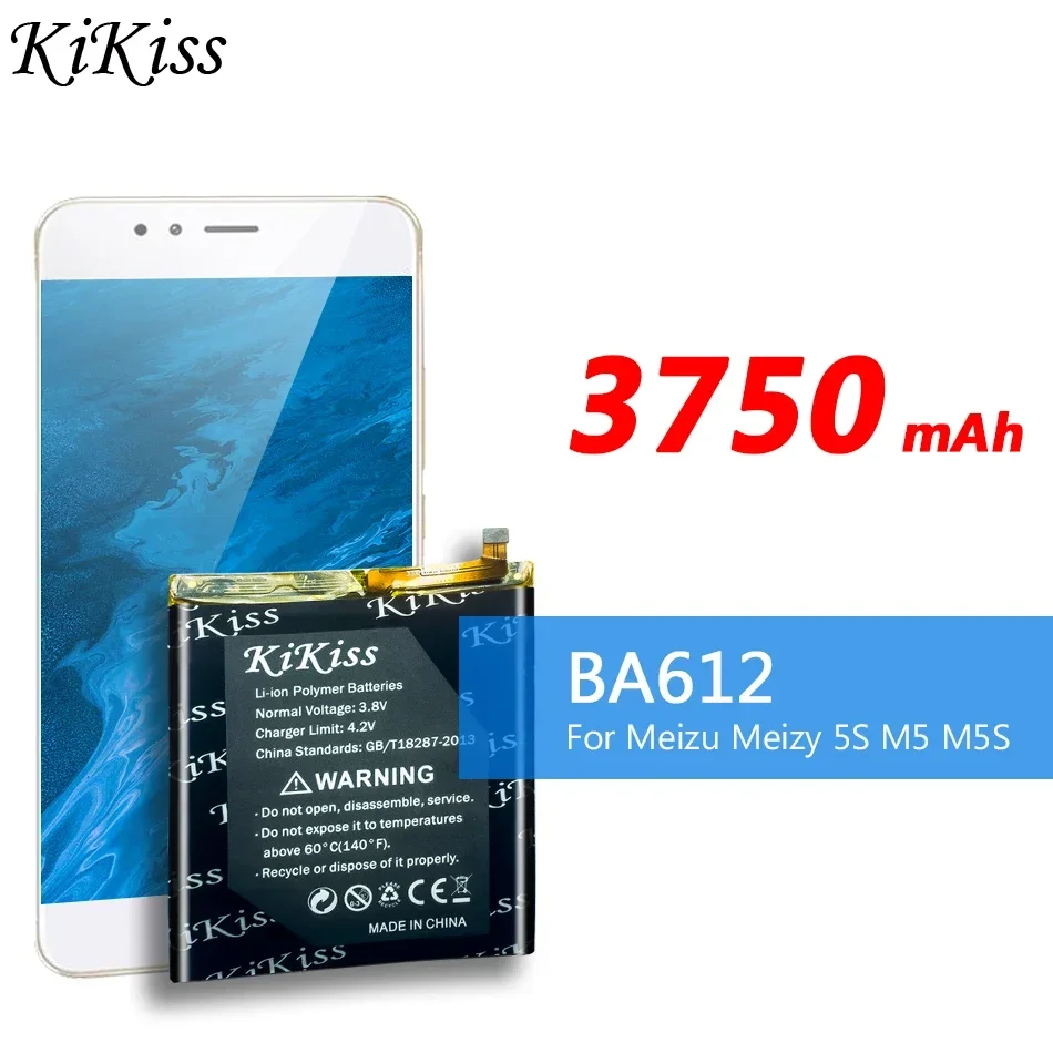 For Meizu Meizy 5S M5 M5S M612Q M612M 3750mAh High-Efficiency Durable BA612 Mobile Phone Battery
For Meizu Meizy 5S M5 M5S M612Q M612M 3750mAh High-Efficiency Durable BA612 Mobile Phone Battery