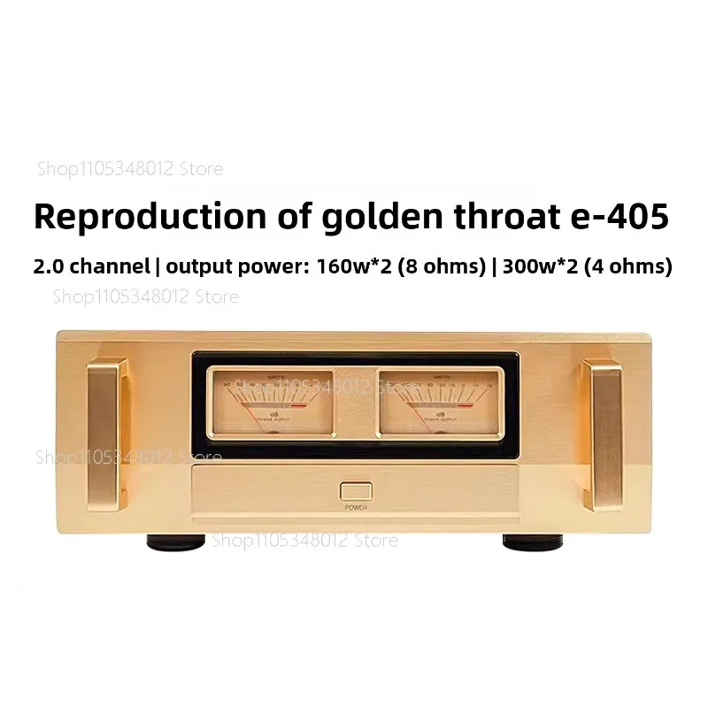 1:1 Repeated Accuphase E-405 Class A and Class B 300W High Power Amplifier Household Hifi Fever Class Pure Power Amplifier
1:1 Repeated Accuphase E-405 Class A and Class B 300W High Power Amplifier Household Hifi Fever Class Pure Power Amplifier