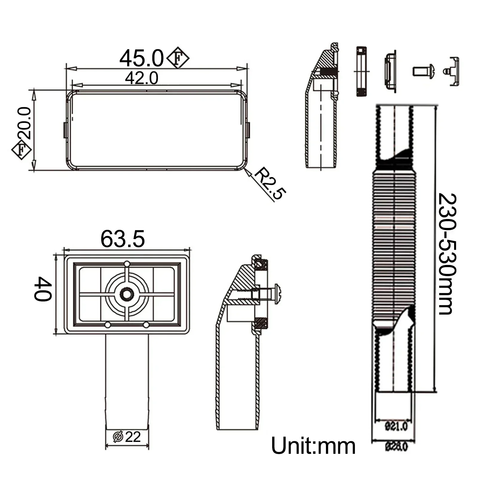 Adaptable Sink Drain Hose Waste Pipe Overflow Pipe PVC Hose Outer Diameter 28MM SUS304 Material Easy Installation
Adaptable Sink Drain Hose Waste Pipe Overflow Pipe PVC Hose Outer Diameter 28MM SUS304 Material Easy Installation