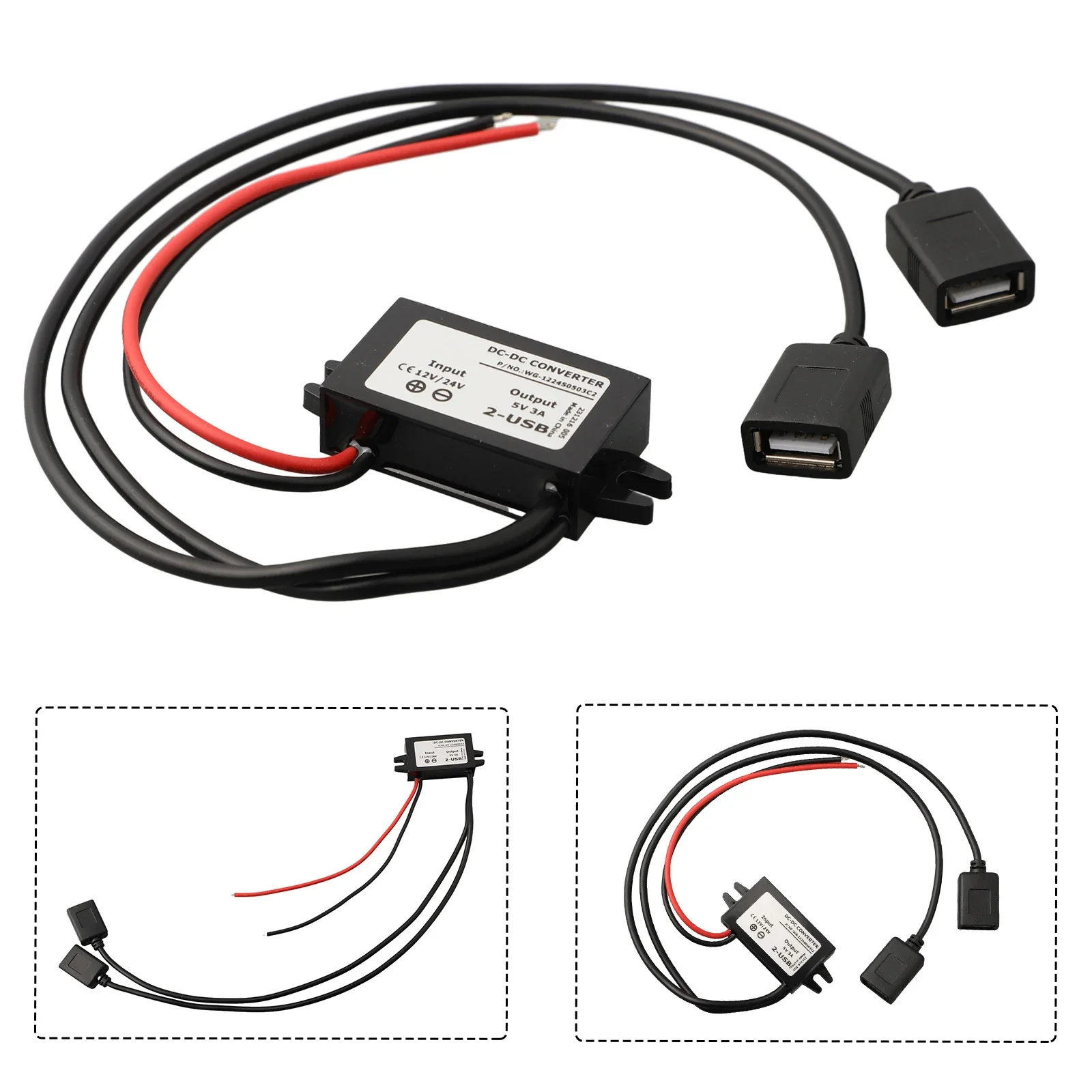 Преобразователь 2 USB 3A 5 В постоянного тока 3 А WG-1224S0503C2 Преобразователь мощности 12 В24 В в 5 В3 А USB-преобразователь Новый практичный
Преобразователь 2 USB 3A 5 В постоянного тока 3 А WG-1224S0503C2 Преобразователь мощности 12 В24 В в 5 В3 А USB-преобразователь Новый практичный