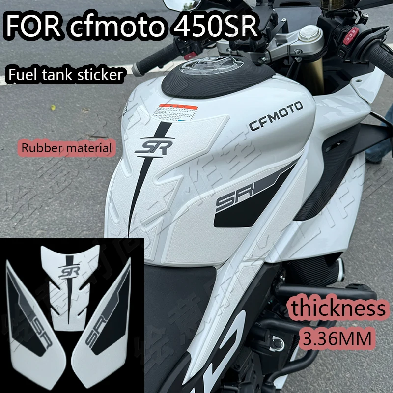 Rubber Protector Tank Pad Stickers Decals Motorcycle Accessories For CFMOTO 450SR
Rubber Protector Tank Pad Stickers Decals Motorcycle Accessories For CFMOTO 450SR
