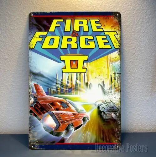 Fire & Forget 2 Retro Video Game Metal Poster - Size: 8x12inch (20x30cm) Sign -aluminum
Fire & Forget 2 Retro Video Game Metal Poster - Size: 8x12inch (20x30cm) Sign -aluminum