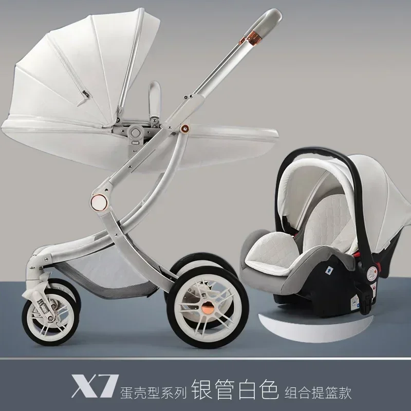 Newborn Baby Eggshell Stroller Basket Baby Stroller Bidirectional Shock Absorption High Landscape Lightweight Folding
Newborn Baby Eggshell Stroller Basket Baby Stroller Bidirectional Shock Absorption High Landscape Lightweight Folding