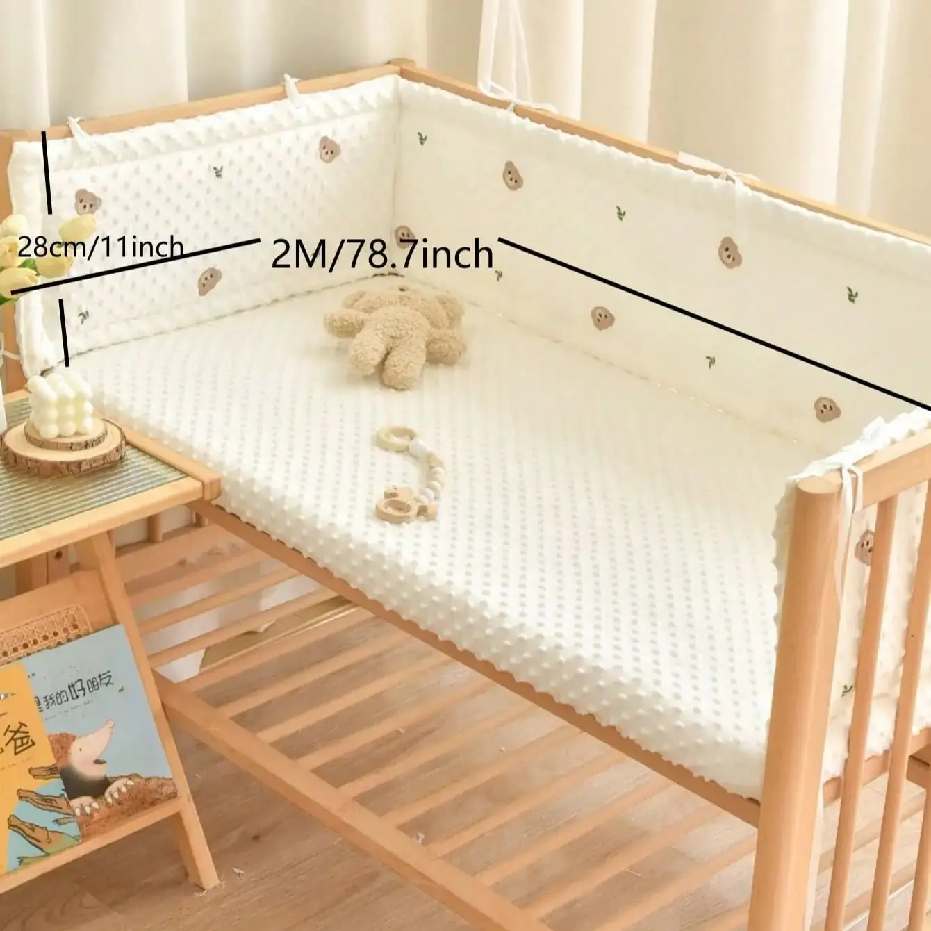 Baby Crib Bumper Chichonera Cot Protector Infant Coon Children's Bed Surround Barriers Newborns Around Cushion Braid Cunas Para
Baby Crib Bumper Chichonera Cot Protector Infant Coon Children's Bed Surround Barriers Newborns Around Cushion Braid Cunas Para