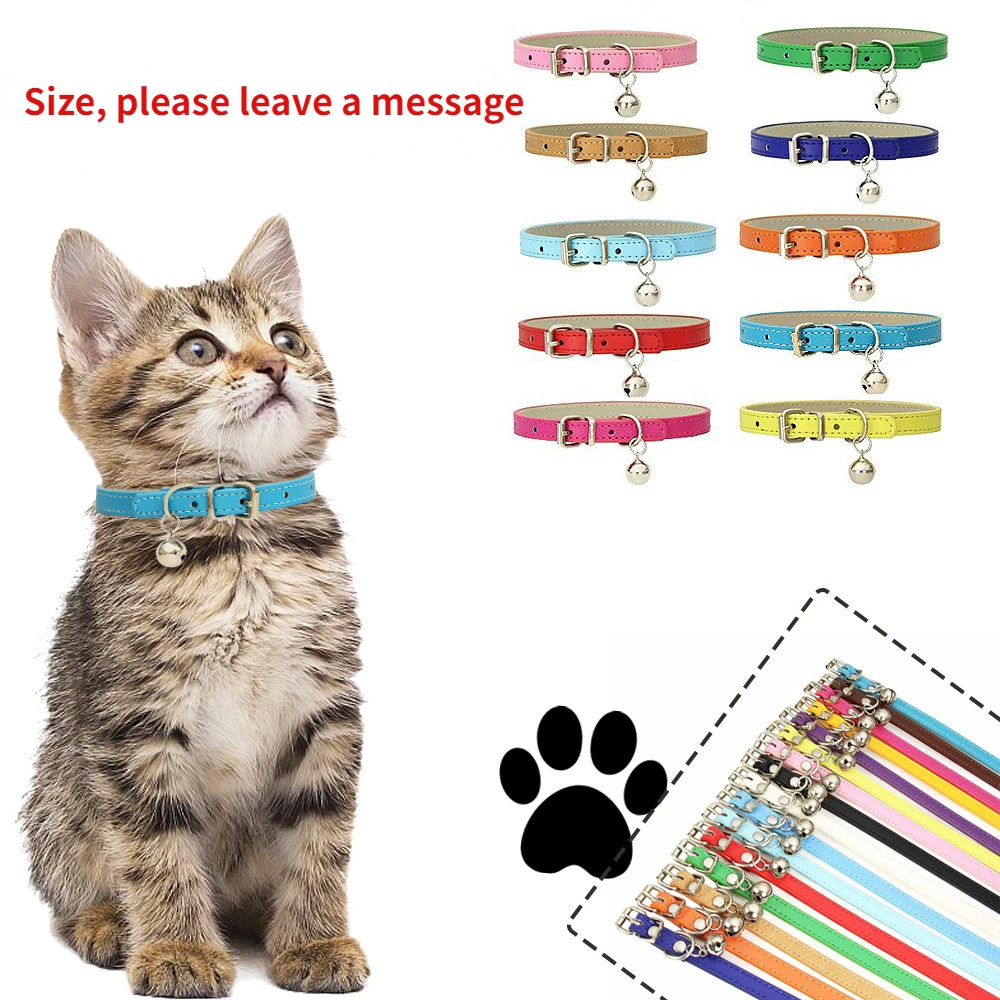 Soft Leather Adjustable Dog Collars, Cat ID Collars, Litter Puppy ID Collars, PU Leather, 16Pcs
Soft Leather Adjustable Dog Collars, Cat ID Collars, Litter Puppy ID Collars, PU Leather, 16Pcs