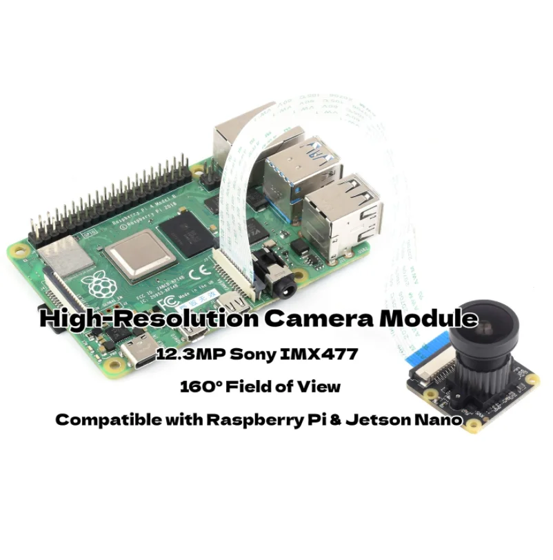 12.3MP Camera Module with Sony IMX477 Sensor | 160° Ultra Wide Angle | Raspberry Pi & Jetson Compatible | AI Vision
12.3MP Camera Module with Sony IMX477 Sensor | 160° Ultra Wide Angle | Raspberry Pi & Jetson Compatible | AI Vision