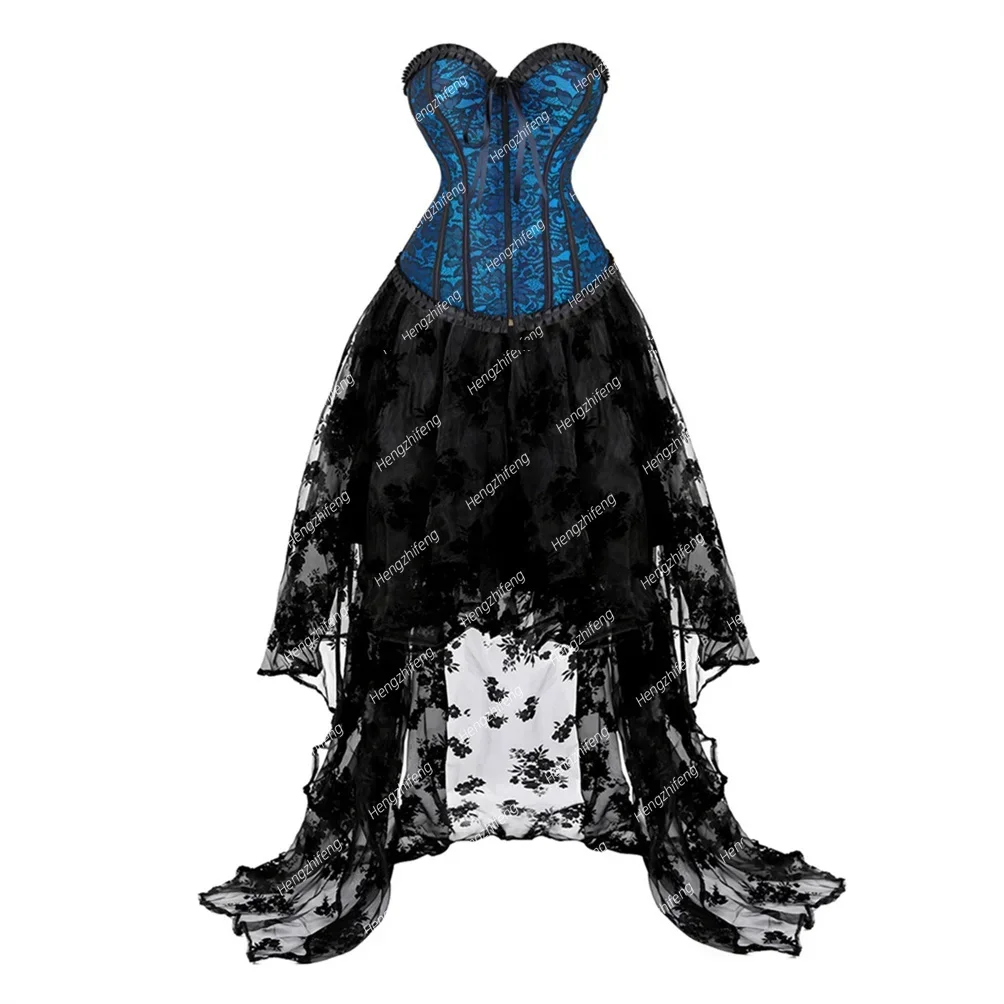 Vintage Corset Dress Body Shaper Waist Cincher Bustier Skirt Gothic Party Night Corsage Outfits Victorian Halloween Costume
Vintage Corset Dress Body Shaper Waist Cincher Bustier Skirt Gothic Party Night Corsage Outfits Victorian Halloween Costume