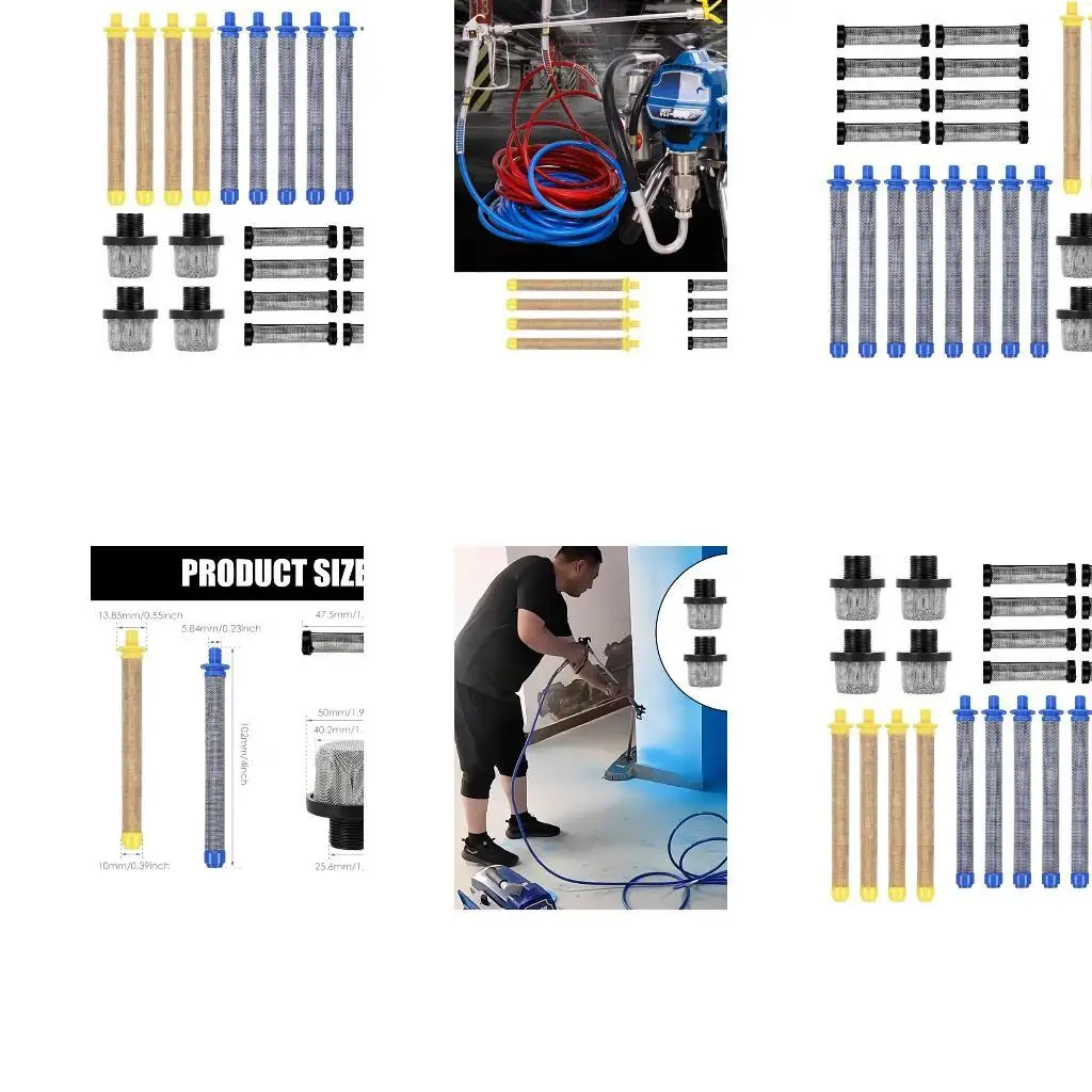 24pcs Airless Paint Filter with Cup Strainers Paint Sprayer Maintenance Filter D2RD
24pcs Airless Paint Filter with Cup Strainers Paint Sprayer Maintenance Filter D2RD