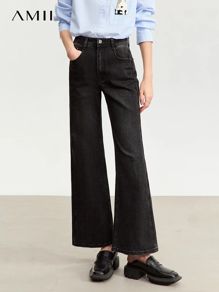 AMII 2023 Autumn New Jeans For Women Pocket Smiley Chain Leather Boot Cut Retro Casual Pants Trendy Lady Straight Denim 12343227
AMII 2023 Autumn New Jeans For Women Pocket Smiley Chain Leather Boot Cut Retro Casual Pants Trendy Lady Straight Denim 12343227