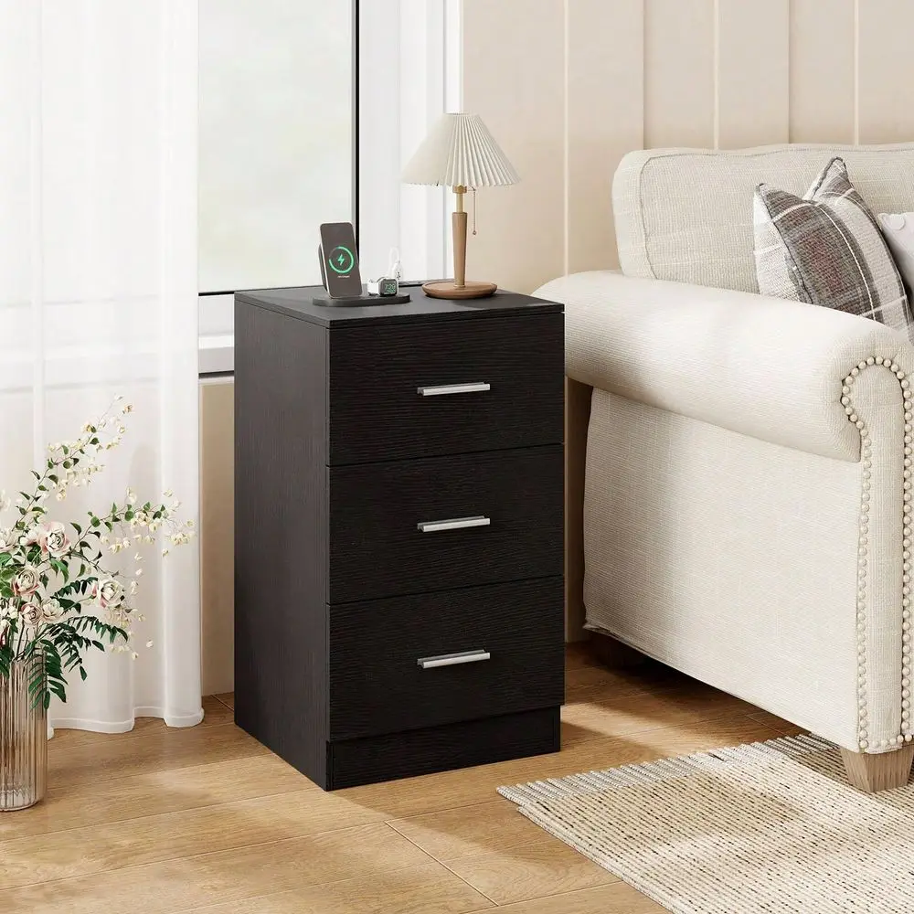 1 PCS Nightstand With Charging Station, 3 Storage Drawers For Bedroom, Living Room
1 PCS Nightstand With Charging Station, 3 Storage Drawers For Bedroom, Living Room