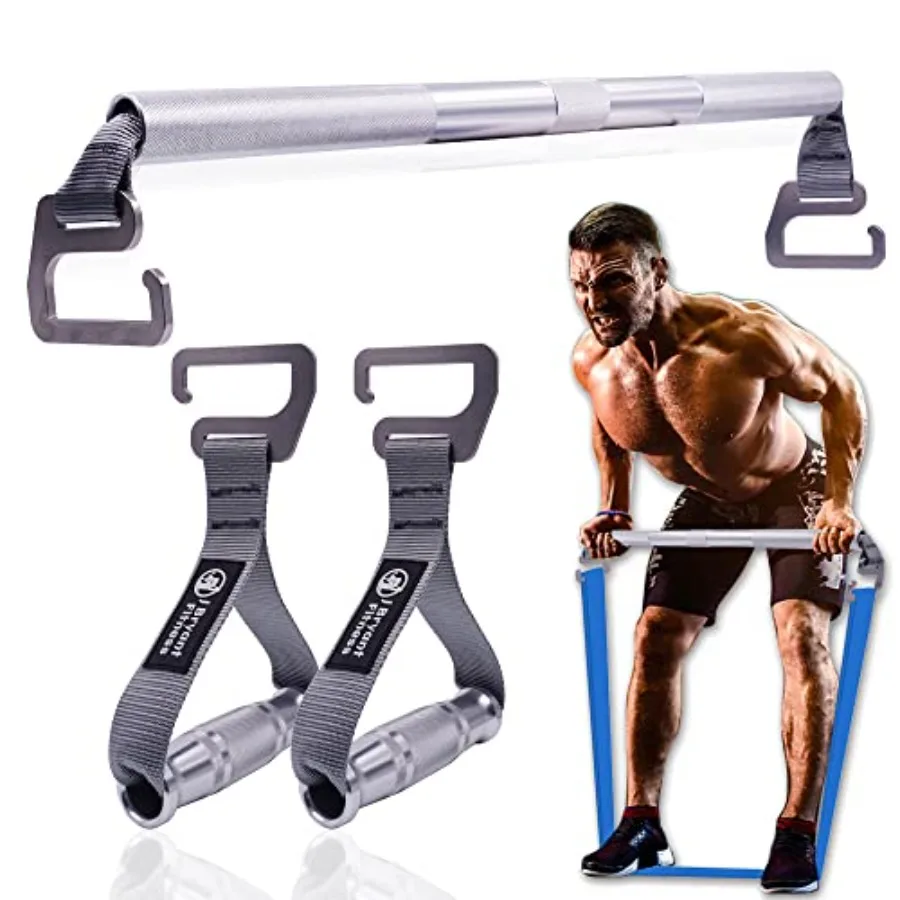 Fitness Resistance Band Exercise Bar with Handles Large Hook Heavy Duty Short Bar Squats Full Body Strength Training Portable H
Fitness Resistance Band Exercise Bar with Handles Large Hook Heavy Duty Short Bar Squats Full Body Strength Training Portable H