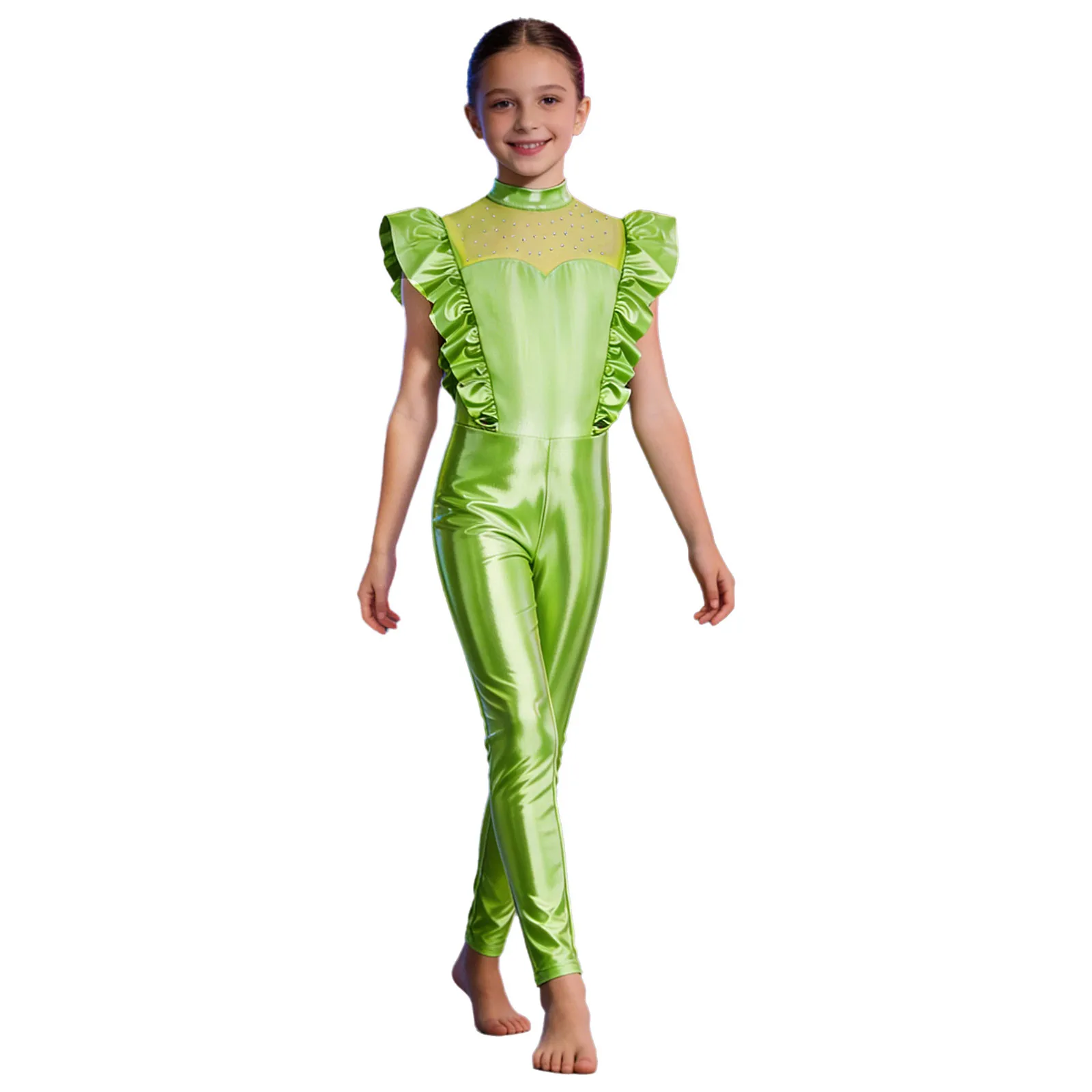 Kids Girls Metallic Alien Astronaut Outer Space Cosplay Costumes Shiny Leotard Them Parties Jazz Stage Performance Outfits
Kids Girls Metallic Alien Astronaut Outer Space Cosplay Costumes Shiny Leotard Them Parties Jazz Stage Performance Outfits