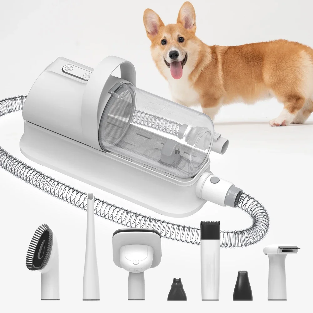 7 in 1 Pet Grooming Kit Includes Vacuum Cleaning Nail Grinder and Other ABS and PP Plastic Tools for Dogs and Cats
7 in 1 Pet Grooming Kit Includes Vacuum Cleaning Nail Grinder and Other ABS and PP Plastic Tools for Dogs and Cats