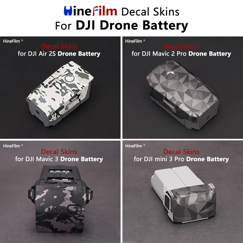 DJI Mini 3 Pro Battery Sticker Mavic 3 /Mavic 2 Pro Air 2S Battery Decal Skin For DJI Drone Batteries Protector Warp Cover Film
DJI Mini 3 Pro Battery Sticker Mavic 3 /Mavic 2 Pro Air 2S Battery Decal Skin For DJI Drone Batteries Protector Warp Cover Film