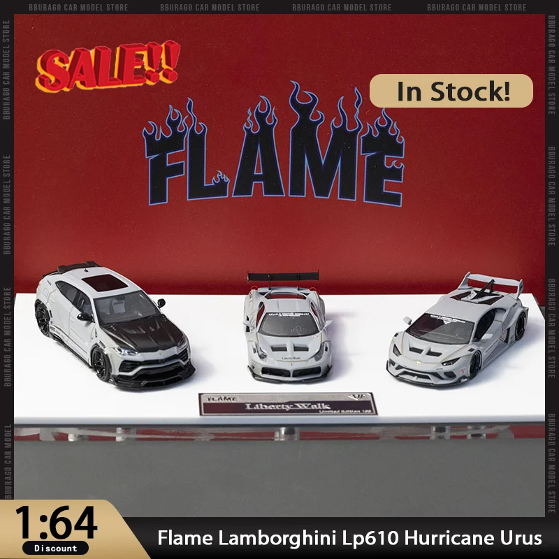 Новинка в наличии Flame 1:64 Lamborghini Lp610 Hurricane Urus 458gt Lbwk, набор из 3 машин, миниатюрные литые украшения, игрушки на заказ для детей
Новинка в наличии Flame 1:64 Lamborghini Lp610 Hurricane Urus 458gt Lbwk, набор из 3 машин, миниатюрные литые украшения, игрушки на заказ для детей
