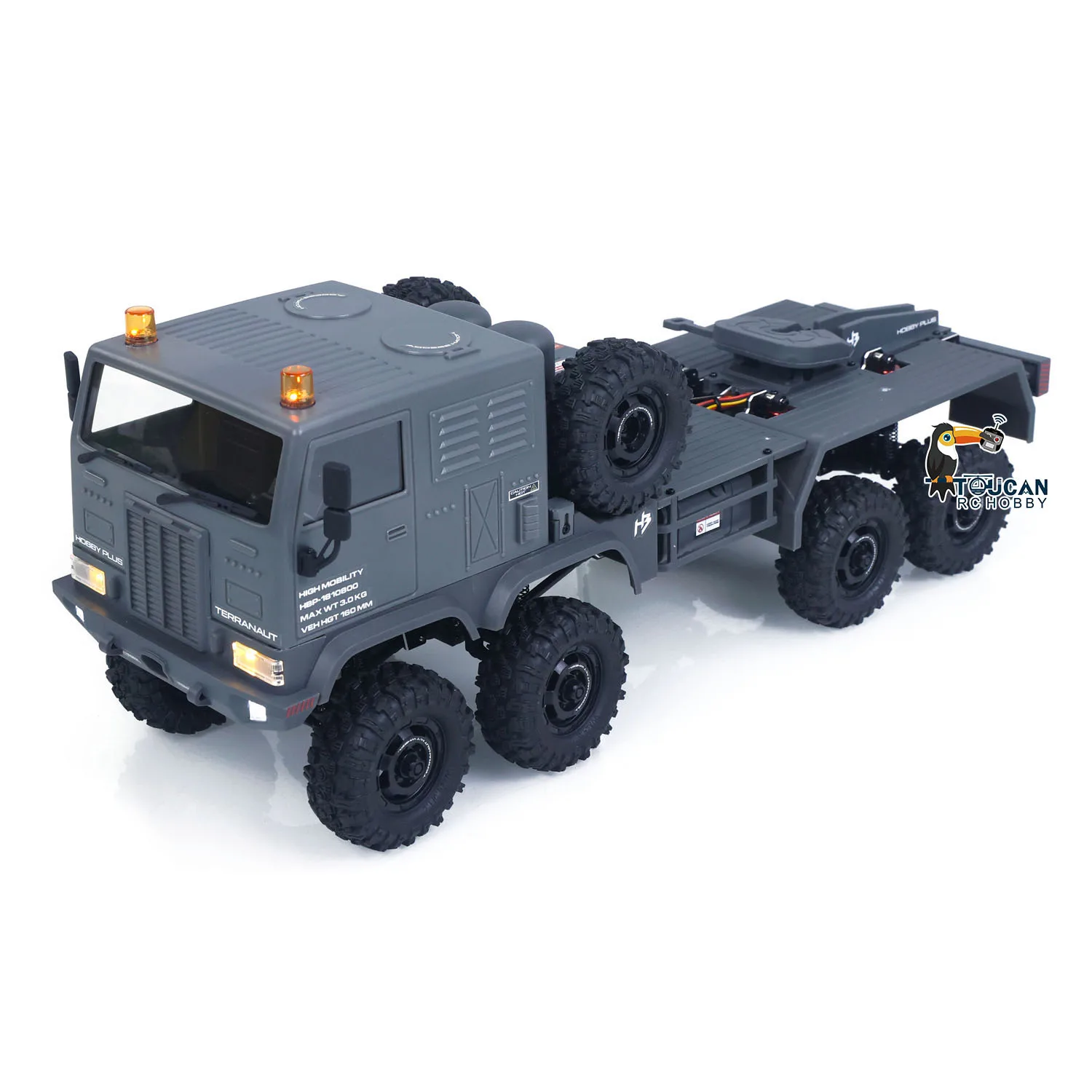 8*8 RTR 1/18 Radio Control Military Truck RC Off Road Vehicle 280 Brushed Motor Fifth Wheel Winch Metal Hook All Wheel Steering
8*8 RTR 1/18 Radio Control Military Truck RC Off Road Vehicle 280 Brushed Motor Fifth Wheel Winch Metal Hook All Wheel Steering