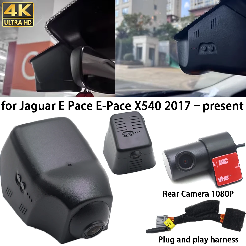 for Jaguar E Pace E-Pace X540 2017–present 4K Dash Cam Front Rear Camera DVR Plug and Play Video Recorder Wifi 24h Record Wifi
for Jaguar E Pace E-Pace X540 2017–present 4K Dash Cam Front Rear Camera DVR Plug and Play Video Recorder Wifi 24h Record Wifi