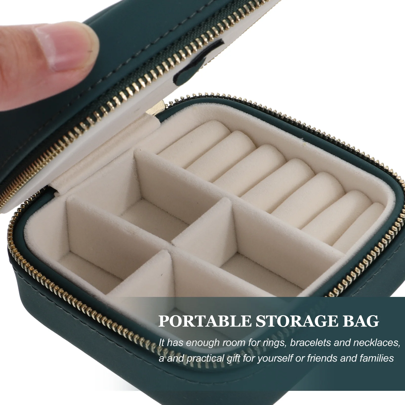 Jewelry Storage Box Compact PU Cloth Mini Organizer for Daily Necklaces Rings Portable Portable Gift Idea Jewelry Storage Box
Jewelry Storage Box Compact PU Cloth Mini Organizer for Daily Necklaces Rings Portable Portable Gift Idea Jewelry Storage Box