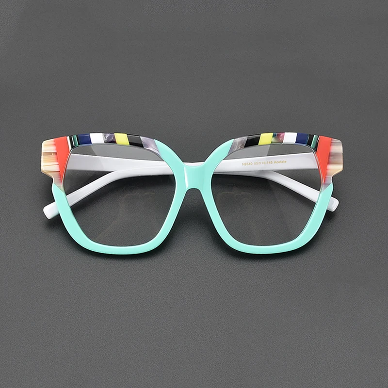 Desinger Style Vintage Acetate Cat Eye Glasses Frames Handmade Eyeglasses Frame Fashion Colorful Eyewear Customizable Lenses
Desinger Style Vintage Acetate Cat Eye Glasses Frames Handmade Eyeglasses Frame Fashion Colorful Eyewear Customizable Lenses