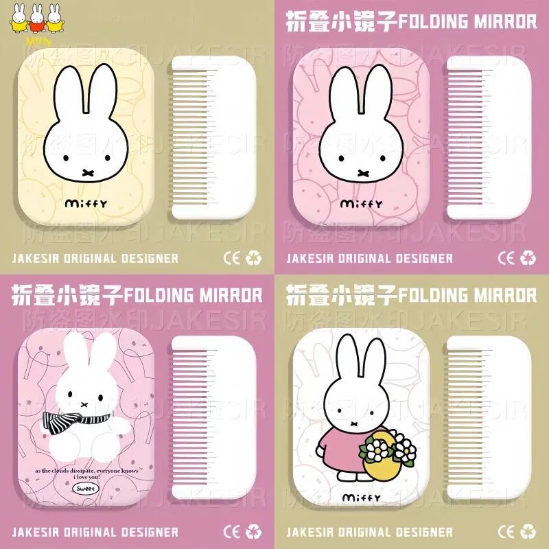 Kawaii Miffy Rabbit Mini Makeup Mirror Travel Portable Cartoon Cute Comb Folding Makeup Mirror Girl Gift
Kawaii Miffy Rabbit Mini Makeup Mirror Travel Portable Cartoon Cute Comb Folding Makeup Mirror Girl Gift