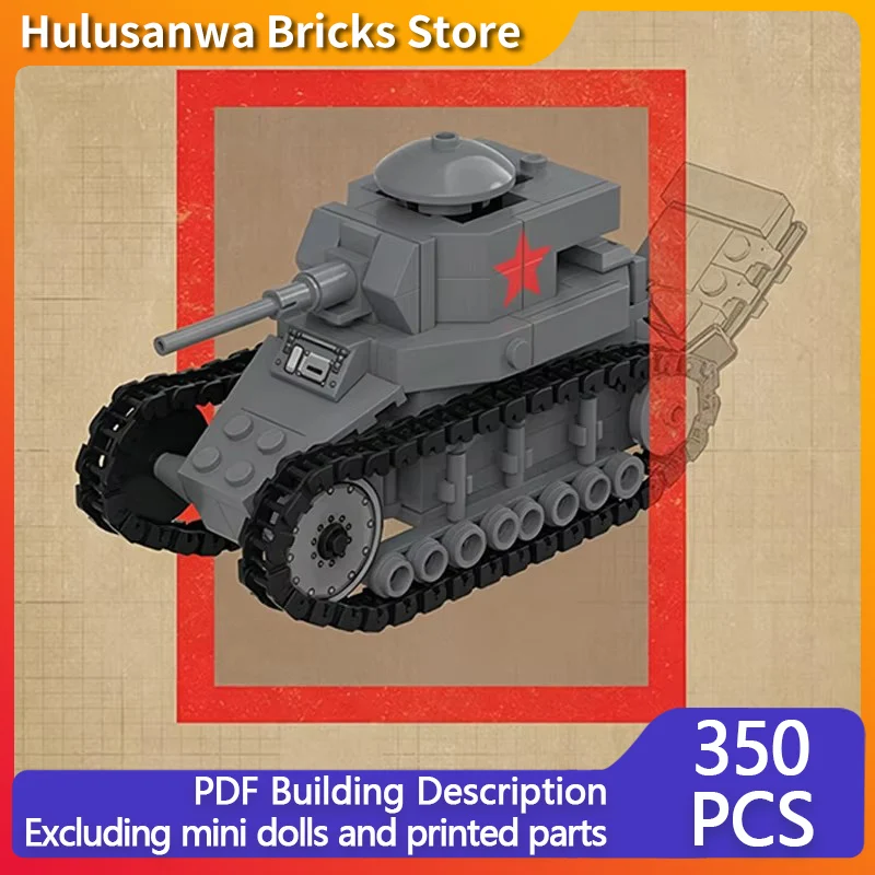 T-18M Light Military Tanks Model MOC Building Bricks War Equipment Modular Technology Gifts Holiday Assemble Children Toys Suit
T-18M Light Military Tanks Model MOC Building Bricks War Equipment Modular Technology Gifts Holiday Assemble Children Toys Suit
