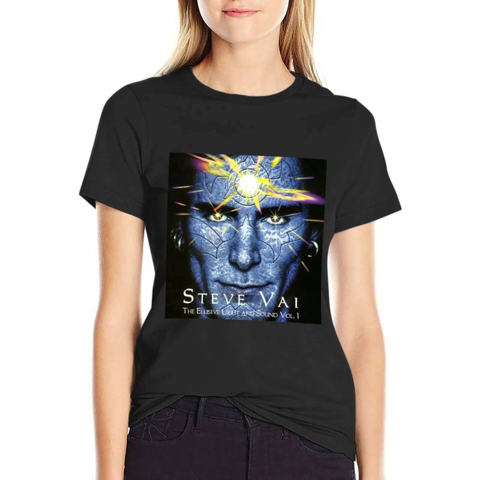 Steve Vai the elusive light and sound volume T-Shirt summer tops female tops summer clothes t-shirt dress for Women long
Steve Vai the elusive light and sound volume T-Shirt summer tops female tops summer clothes t-shirt dress for Women long