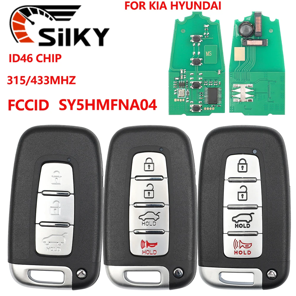 SilKY Hyundai Sonata 2011 2012 2013 2014 Kia Elantra Genesis Veloster Equus Tucson Sonata Azera Kia 315/433Mhz FCCID SY5HMFNA04
SilKY Hyundai Sonata 2011 2012 2013 2014 Kia Elantra Genesis Veloster Equus Tucson Sonata Azera Kia 315/433Mhz FCCID SY5HMFNA04