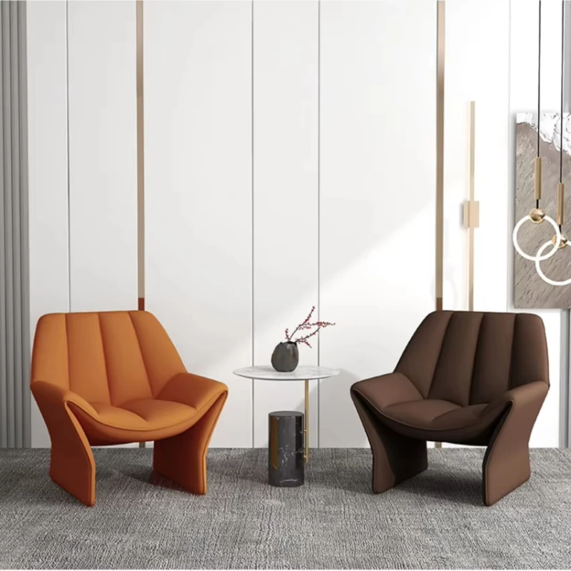 Single sofa light luxury modern living room furniture bedroom leisure chair Italian creative designer style sofa chair
Single sofa light luxury modern living room furniture bedroom leisure chair Italian creative designer style sofa chair