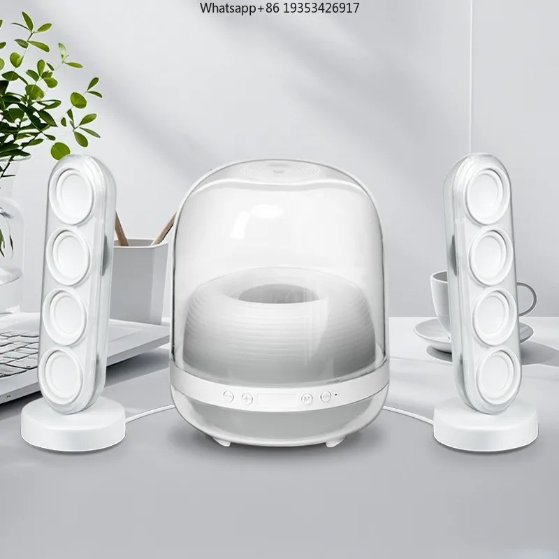 New Huaqiangbei Crystal 4 Glazed Wireless Smart Suitable for Subwoofer Bluetooth Speaker 2.1 Desktop Audio
New Huaqiangbei Crystal 4 Glazed Wireless Smart Suitable for Subwoofer Bluetooth Speaker 2.1 Desktop Audio