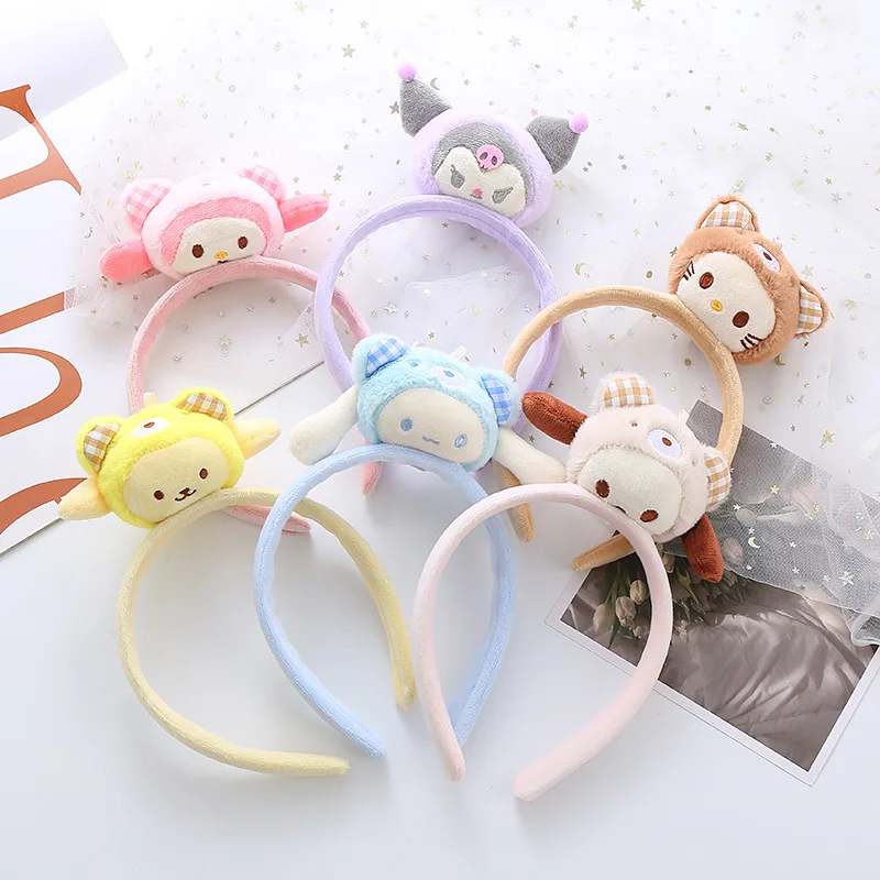 Новая трехмерная повязка на голову Miniso Sanrio Melody Yugui Dog Kulomi, очень милая мультяшная плюшевая повязка на голову для мытья лица
Новая трехмерная повязка на голову Miniso Sanrio Melody Yugui Dog Kulomi, очень милая мультяшная плюшевая повязка на голову для мытья лица