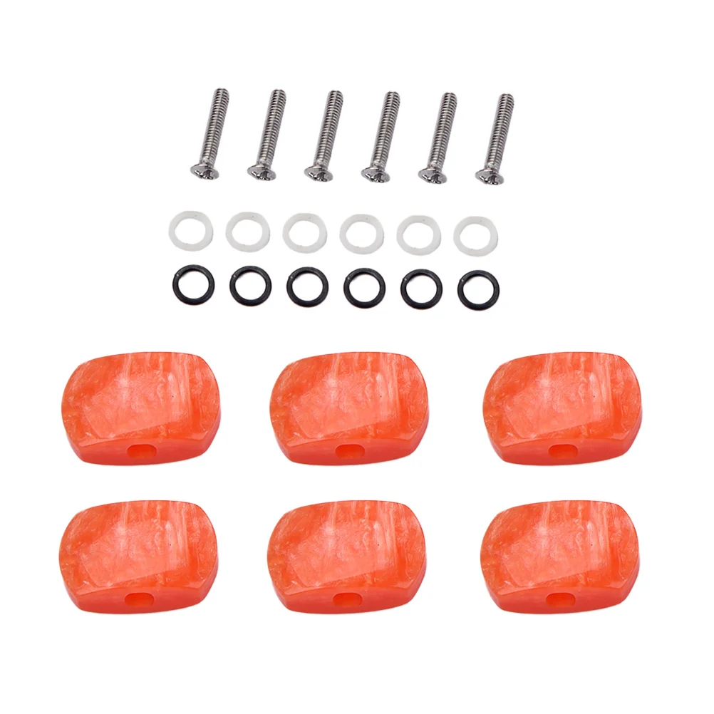 6 PCS/ Electric Guitar Tuning Pegs Machine Head Tuners Buttons Keys Replacement
6 PCS/ Electric Guitar Tuning Pegs Machine Head Tuners Buttons Keys Replacement