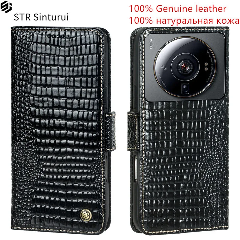 STR 100% Genuine leather lizard grain card Slot Wallet Cover For Xiaomi mi 12S 11 Ultra 12T 11T Pro 11i Lite 5G Flip phone Case
STR 100% Genuine leather lizard grain card Slot Wallet Cover For Xiaomi mi 12S 11 Ultra 12T 11T Pro 11i Lite 5G Flip phone Case