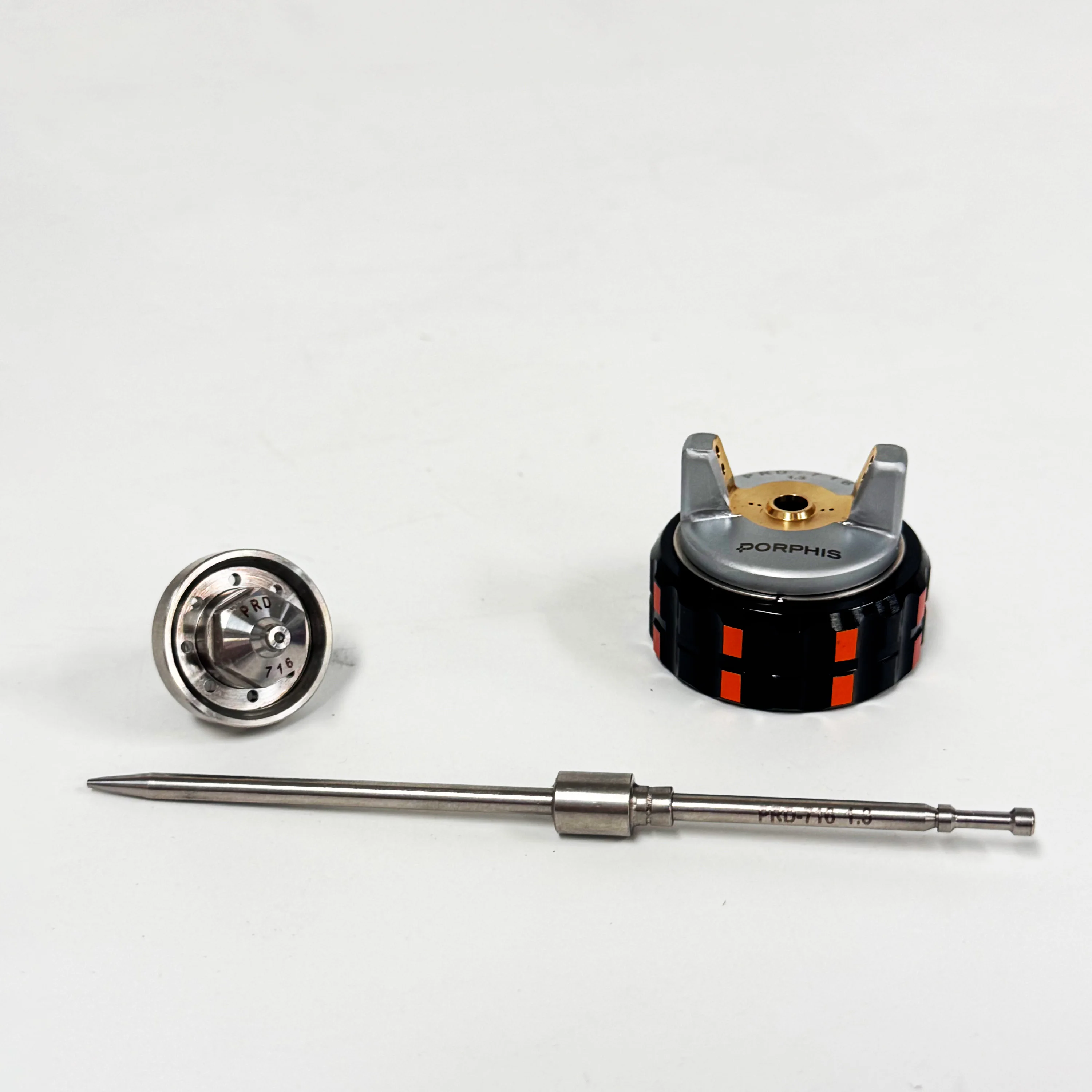 Original PORPHIS PRD-716 spray gun nozzle needle cap kit
Original PORPHIS PRD-716 spray gun nozzle needle cap kit