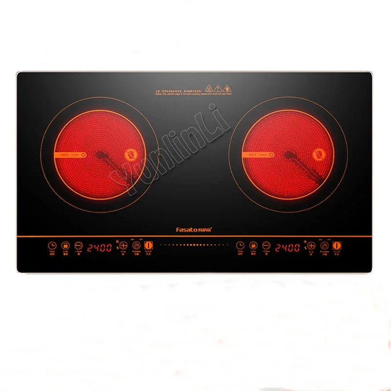 Double Electric Ceramic Stove Embedded Double-Eye Desktop Commercial Embedded Electric Ceramic Stove Cooking Appliances
Double Electric Ceramic Stove Embedded Double-Eye Desktop Commercial Embedded Electric Ceramic Stove Cooking Appliances