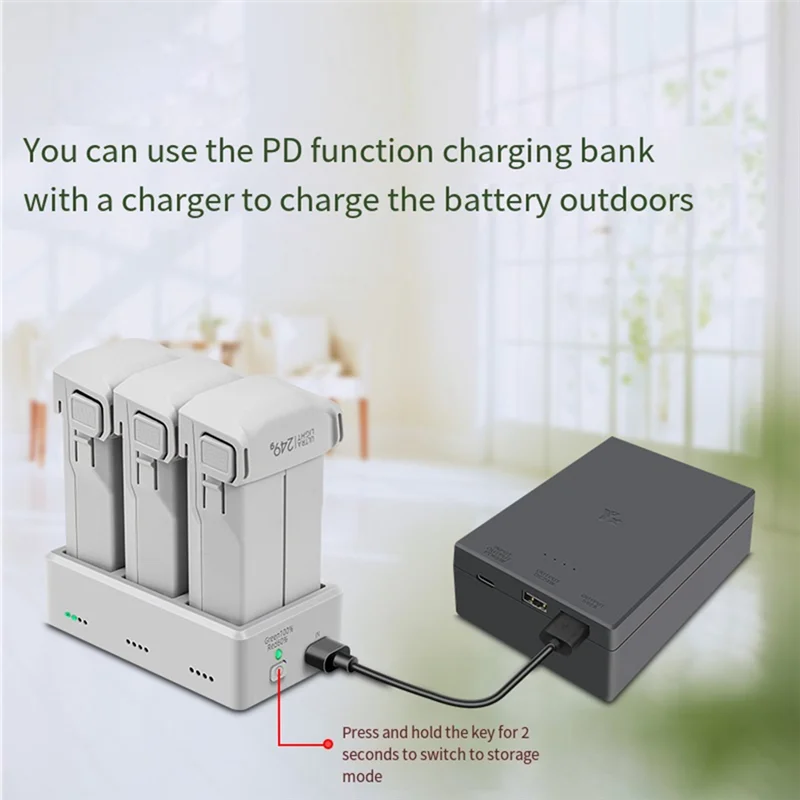 【Hot Cake】New Drone Battery Charger For Mini 3/Mini 3 Pro 3-Way Charging Hub Battery Charging Butler For Mini 4 PRO Accessories
【Hot Cake】New Drone Battery Charger For Mini 3/Mini 3 Pro 3-Way Charging Hub Battery Charging Butler For Mini 4 PRO Accessories
