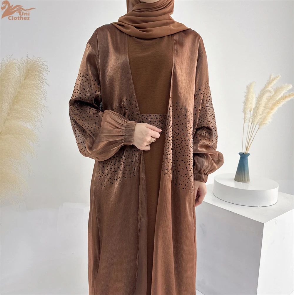 Elegant Muslim Women Long Sleeve Modest Dress Eid Arabic Open Abaya Dubai Luxury Party Jalabiya Clothes Islamic Turkey Dresses
Elegant Muslim Women Long Sleeve Modest Dress Eid Arabic Open Abaya Dubai Luxury Party Jalabiya Clothes Islamic Turkey Dresses