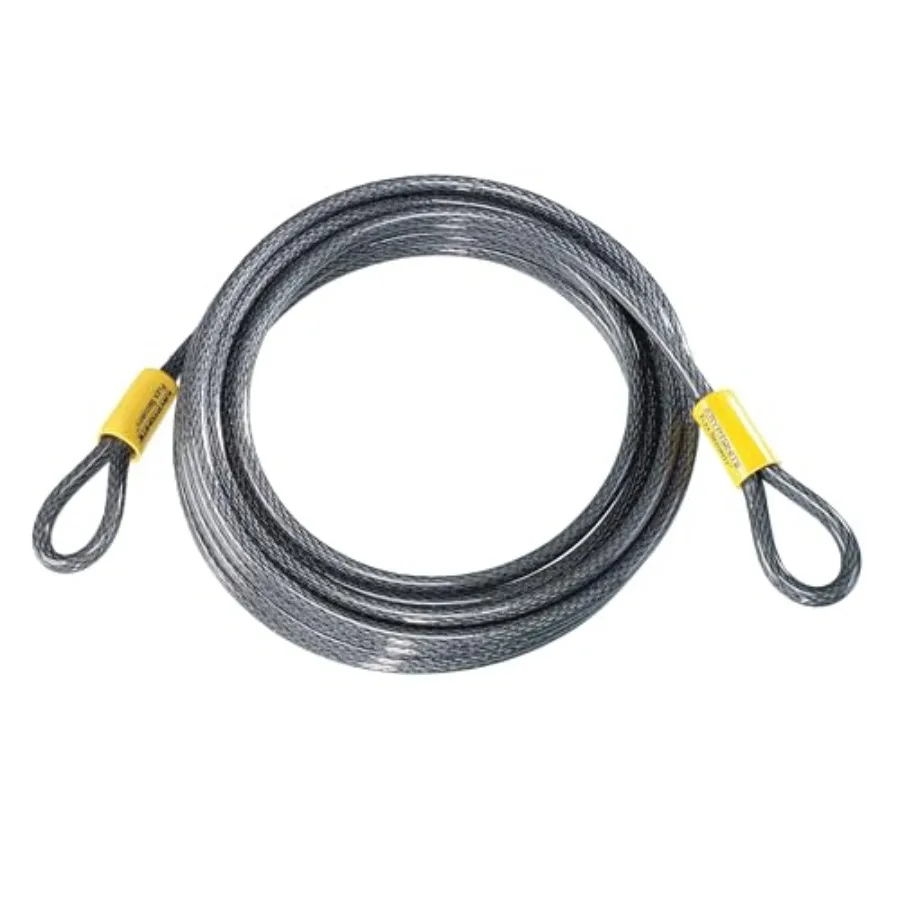 KryptoFlex 3010 Double Loop Security Cable 30ft Long Braided Steel Flexible Cable with Looped Ends for Bicycles Motorcycles Sco
KryptoFlex 3010 Double Loop Security Cable 30ft Long Braided Steel Flexible Cable with Looped Ends for Bicycles Motorcycles Sco