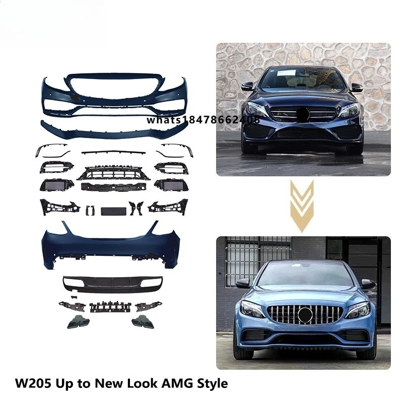 New Restart PP Bumper Body Kit for Benz W205 15-21 Upgrade to Style | Perfect Match | OEM
New Restart PP Bumper Body Kit for Benz W205 15-21 Upgrade to Style | Perfect Match | OEM