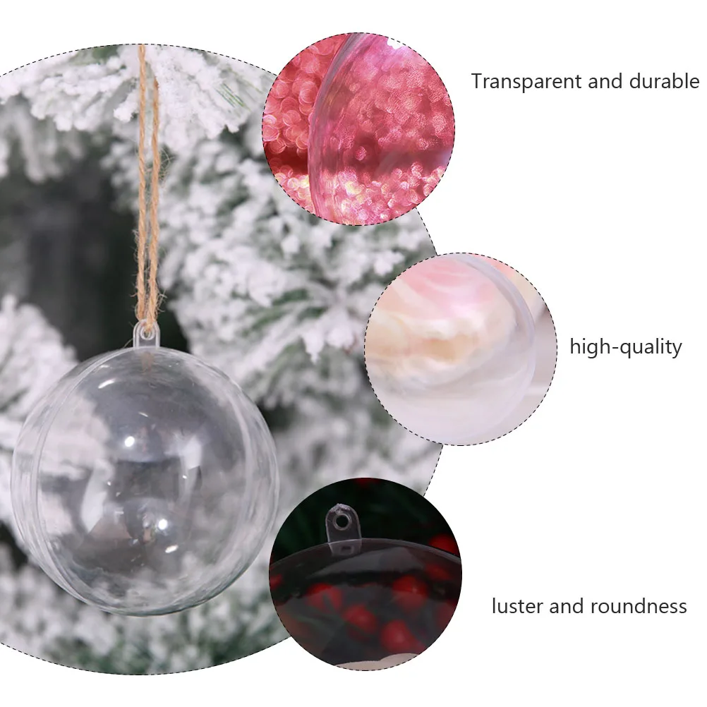 12pcs Creative Acrylic Ball Pendant Hollow Christmas Tree Ornament Hanging Decoration Transparent Household Festival Wall Sign
12pcs Creative Acrylic Ball Pendant Hollow Christmas Tree Ornament Hanging Decoration Transparent Household Festival Wall Sign